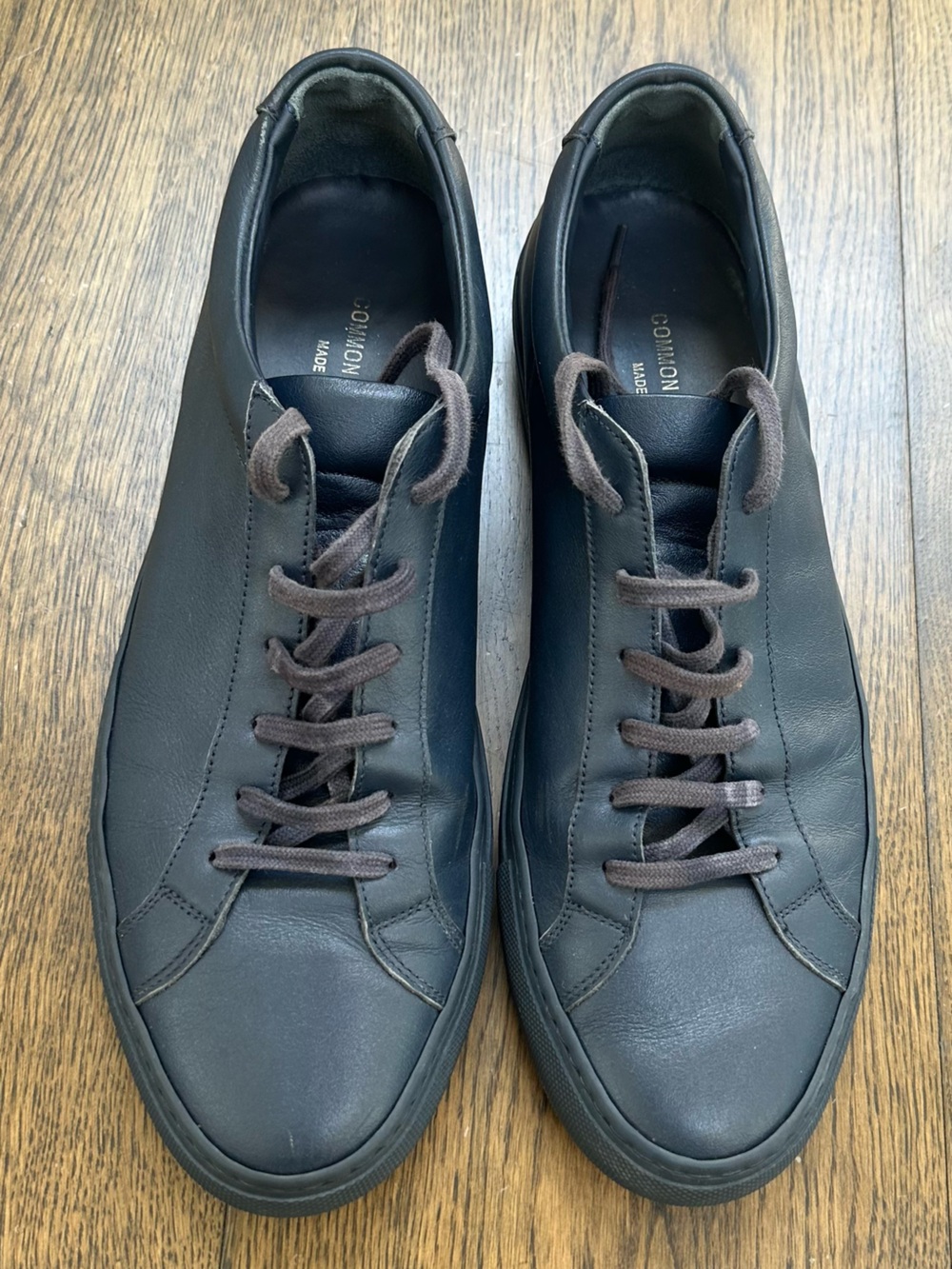 Common Project Achilles Low Men’s Sneaker Blue Navy Size 10 US/43 EU